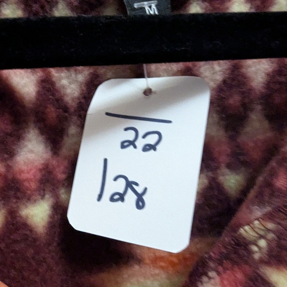 Outdoor Aztec Fleece Pullover, Sz Medium - Picture 3 of 6